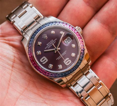 rolex for women with pearl|Rolex pearlmaster 39 price usa.